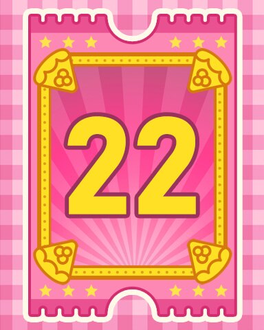 Pie Eating Contest Badge 22 - MONOPOLY Sudoku