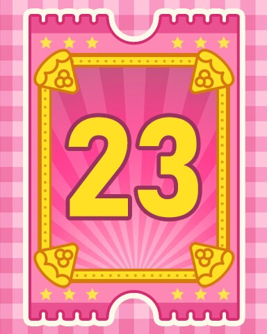 Pie Eating Contest Badge 23 - MONOPOLY Sudoku