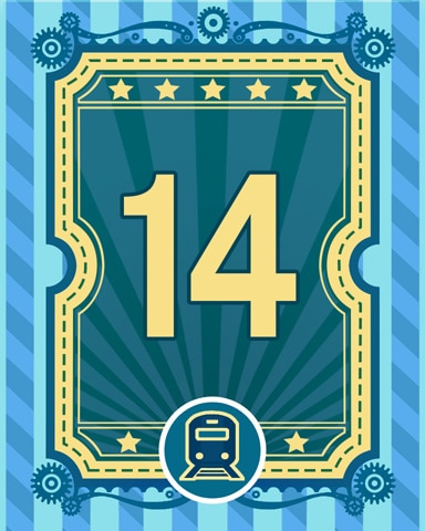 All Aboard 14 Badge - Trizzle