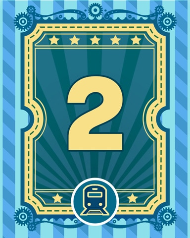 All Aboard 2 Badge - Tri Peaks Solitaire HD