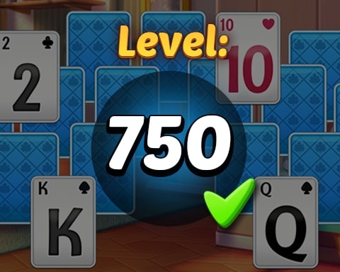 Level 750 Badge - Solitaire Home Story