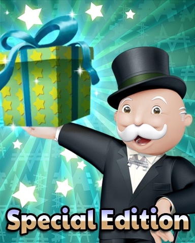 Mr. Monopoly's Green Gift Badge - MONOPOLY Sudoku
