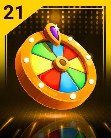 Phlinx II Lucky Spinner 21 Badge
