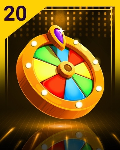 Pogo Addiction Solitaire HD Lucky Spinner 20 Badge