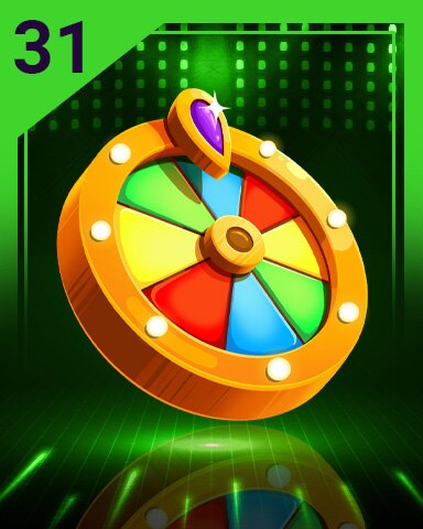Lucky Spinner 31 Badge - Peggle Blast HD
