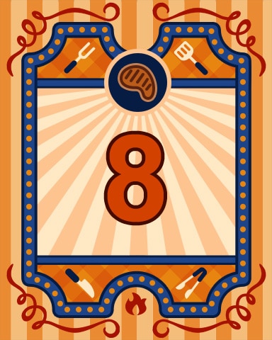 Jet Set Solitaire Grill Masters Badge 8