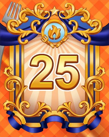 Mahjong Safari HD Grill Masters Badge 25