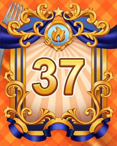 Bejeweled Stars Grill Masters Badge 37