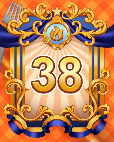 Bejeweled Stars Grill Masters Badge 38