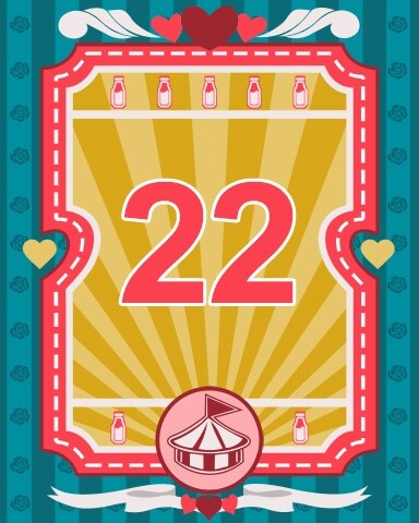 Date At The Fair Badge 22 - Card Scramble: Viola's Diner