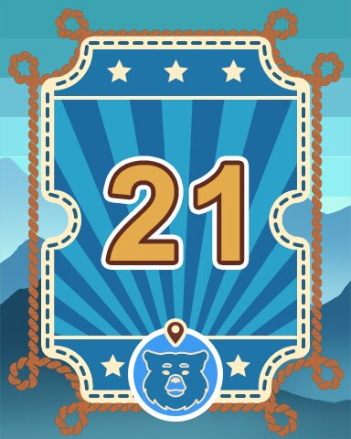 Great Parks 21 Badge - Sweet Tooth Town