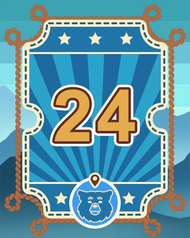 Great Parks 24 Badge - MONOPOLY Sudoku