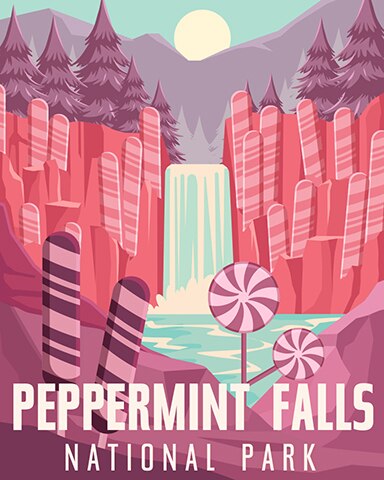 Peppermint Falls Great Parks Badge