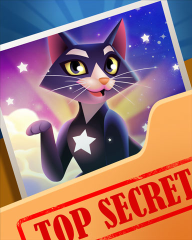 Friendly Felis Top Secret Badge