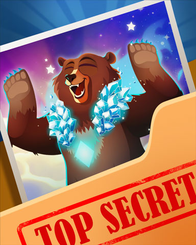 Winter Bear Top Secret Badge