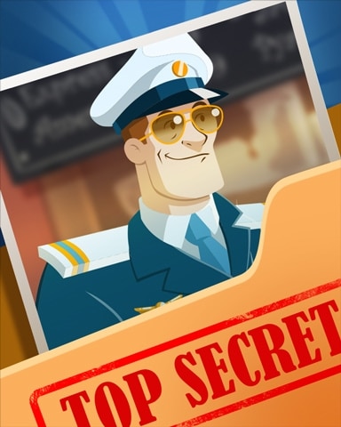 Captain Coffee Top Secret Badge