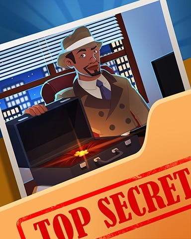 Shimmering Clues Top Secret Badge