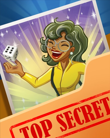 Roll with Diane Top Secret Badge