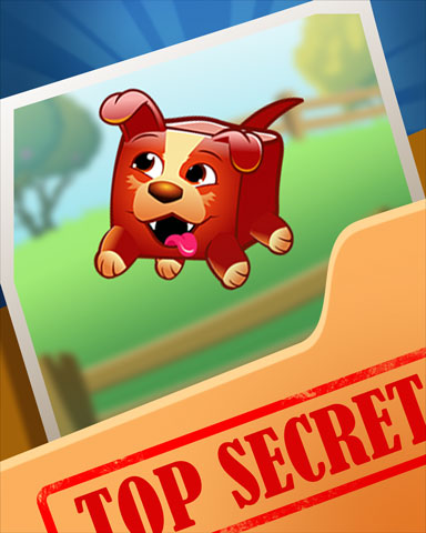 Leaping Over Fence Top Secret Badge