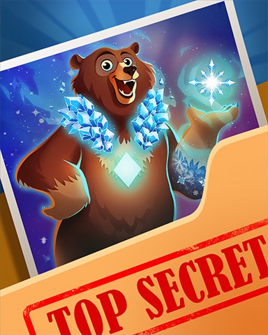 Winter Bear Top Secret Badge