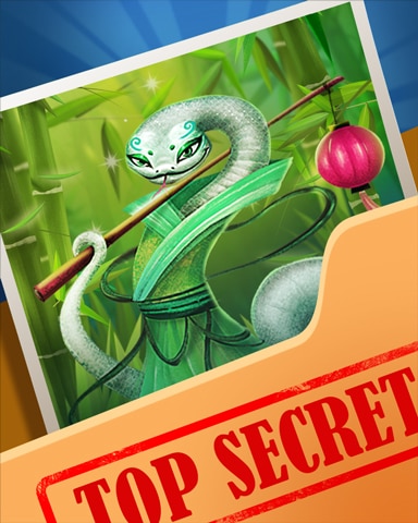 Slither Atop the Bamboo Forest Top Secret Badge