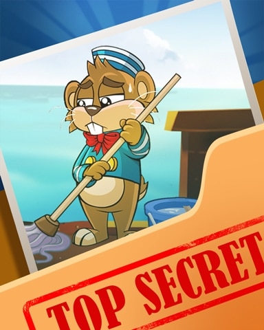 Nestor Poop Deck Top Secret Badge