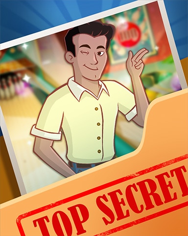 Winking Roberto Top Secret Badge