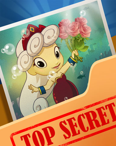 Mermaid Bouquet Top Secret Badge