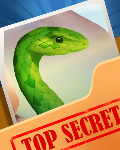 Desert Snake Top Secret Badge