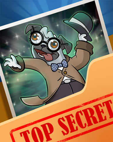 Pugnacious Joker Super Secret Badge