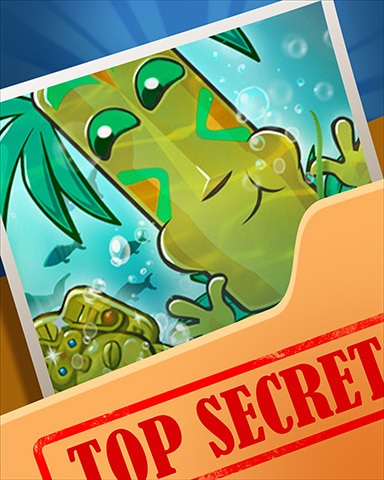 Sunken Tiki Top Secret Badge