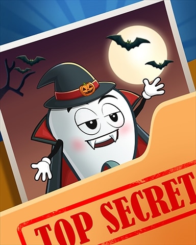 Vampire Toothie Top Secret Badge