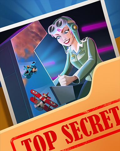 Playing Arcade Game Top Secret Badge