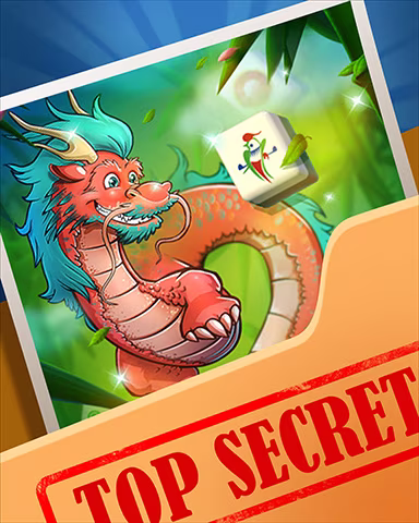 Mahjong Dragon Top Secret Badge
