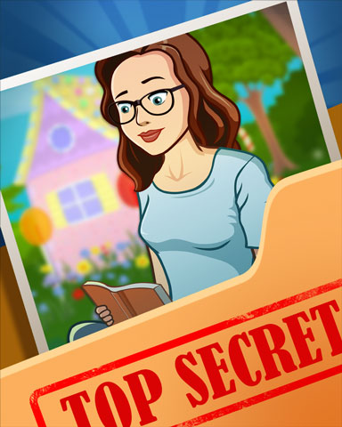 Rosy Reader Top Secret Badge