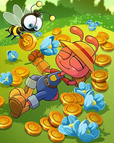 Money Meadow Badge - Pogo Slots