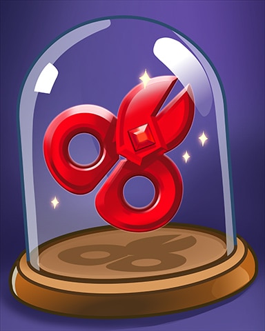 Scissor Gem Badge - Bejeweled Stars