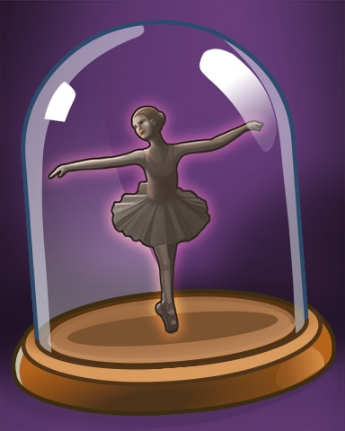 Claire Hart: Secret in the Shadows Ballerina Suillouette Badge