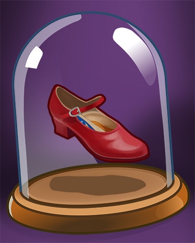 Red Shoe Badge - Claire Hart: Secret in the Shadows
