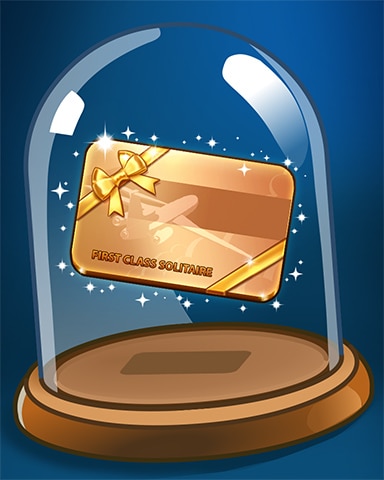 Golden Flyer Card Badge - First Class Solitaire HD