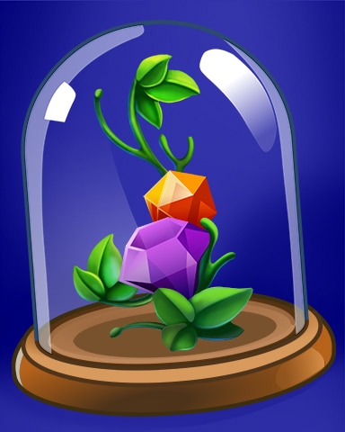 Jewel Academy Jeweled Plant Badge