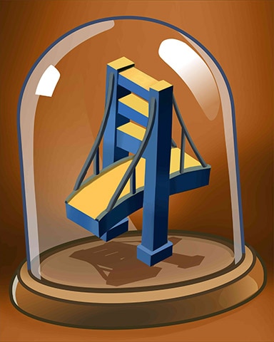 Bridge to Nowhere Badge - Jet Set Solitaire