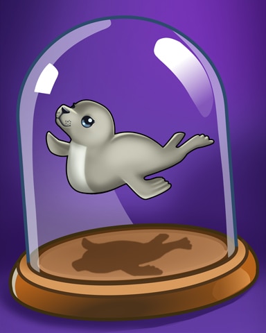 Baby Seal Badge - Mahjong Sanctuary