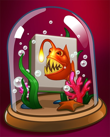 Ardent Anglerfish Badge - Mahjong Safari HD