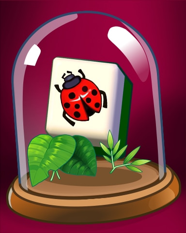 Mahjong Safari HD Ladybug Tile Badge