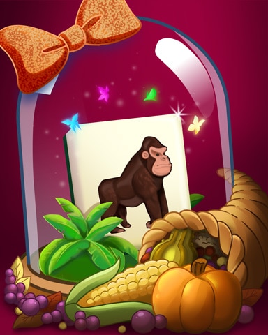 Mahjong Safari HD Squared Gorilla Badge