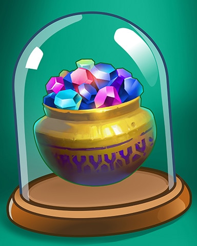 Pogo Slots Pot of Gems Badge