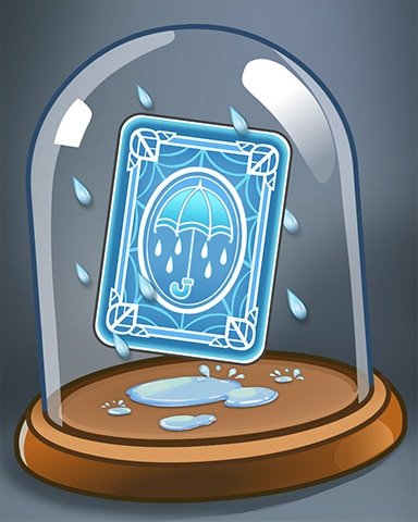 Rainy Day Card Badge - Rainy Day Spider Solitaire HD