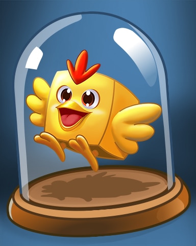 Cubed Chicken Badge - Stack'em HD