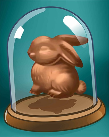 Chocolate Rabbit Badge - Sweet Tooth Town